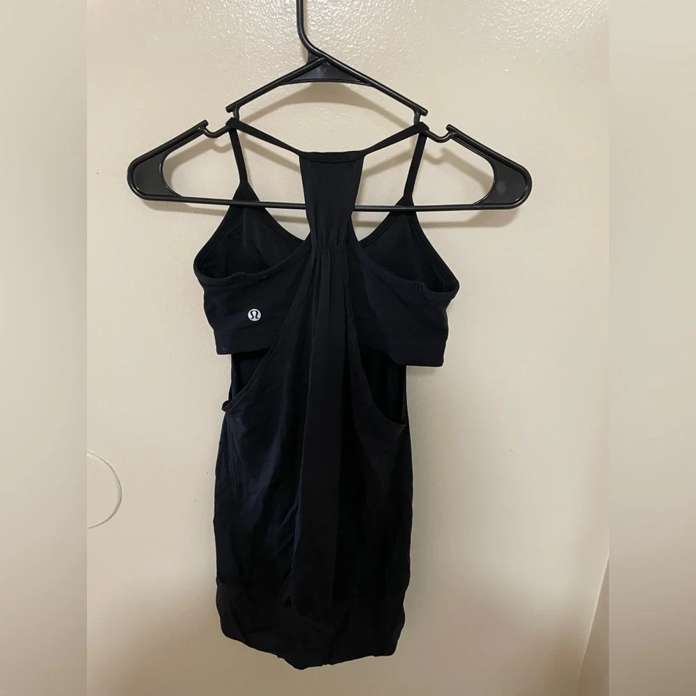 ✨Lululemon No Limits Black Tank Top Size 2 - Picture 6 of 9